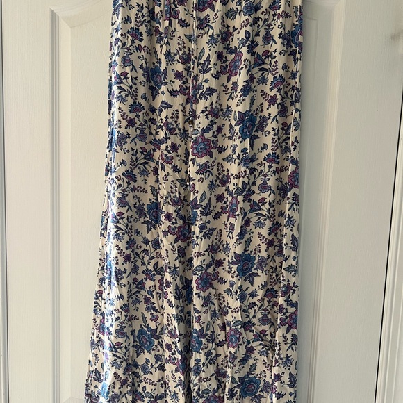 Spell Cream Floral Wide Leg pant - Picture 2 of 8